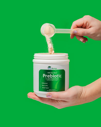 BlueBiology Prebiotic Powder powder shown