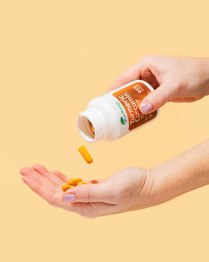 turmeric with capsules bluebiology